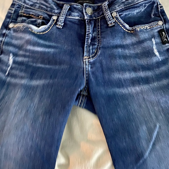 Ladies Silver jeans - Picture 3 of 6